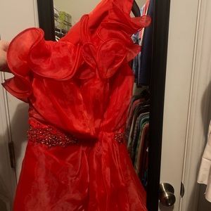 Beautiful red cocktail dress